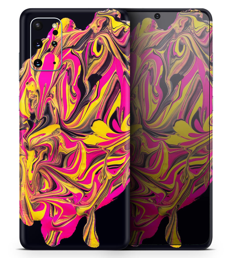 Liquid Abstract Paint V79 - Skin-Kit for the Samsung Galaxy S-Series S20, S20 Plus, S20 Ultra , S10 & others (All Galaxy Devices Available)