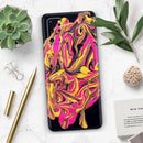 Liquid Abstract Paint V79 - Skin-Kit for the Samsung Galaxy S-Series S20, S20 Plus, S20 Ultra , S10 & others (All Galaxy Devices Available)