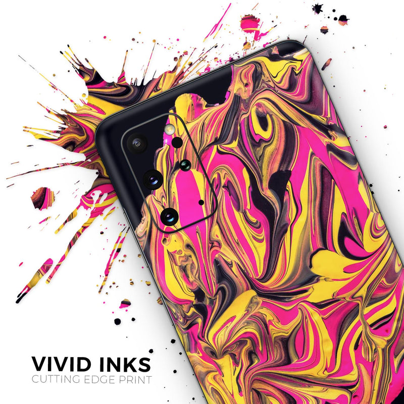 Liquid Abstract Paint V79 - Skin-Kit for the Samsung Galaxy S-Series S20, S20 Plus, S20 Ultra , S10 & others (All Galaxy Devices Available)