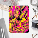 Liquid Abstract Paint V79 - Full Body Skin Decal for the Apple iPad Pro 12.9", 11", 10.5", 9.7", Air or Mini (All Models Available)