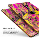 Liquid Abstract Paint V79 - Full Body Skin Decal for the Apple iPad Pro 12.9", 11", 10.5", 9.7", Air or Mini (All Models Available)