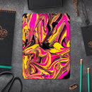 Liquid Abstract Paint V79 - Full Body Skin Decal for the Apple iPad Pro 12.9", 11", 10.5", 9.7", Air or Mini (All Models Available)