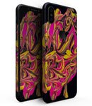 Liquid Abstract Paint V79 - iPhone XS MAX, XS/X, 8/8+, 7/7+, 5/5S/SE Skin-Kit (All iPhones Available)