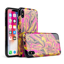 Liquid Abstract Paint V79 - iPhone X Swappable Hybrid Case