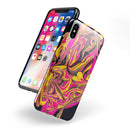 Liquid Abstract Paint V79 - iPhone X Swappable Hybrid Case