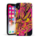 Liquid Abstract Paint V79 - iPhone X Swappable Hybrid Case