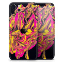 Liquid Abstract Paint V79 - Protective Skin Wrap & Decal – Compatible with iPhone SE to iPhone 17 Pro Max (All Models)