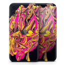 Liquid Abstract Paint V79 - Protective Skin Wrap & Decal – Compatible with iPhone SE to iPhone 17 Pro Max (All Models)