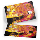 Liquid Abstract Paint V7 - Premium Protective Decal Skin-Kit for the Apple Credit Card
