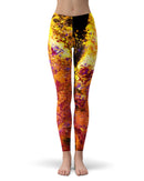 Liquid Abstract Paint V7 - All Over Print Womens Leggings / Yoga or Workout Pants