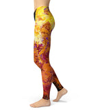 Liquid Abstract Paint V7 - All Over Print Womens Leggings / Yoga or Workout Pants