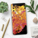 Liquid Abstract Paint V7 - Skin-Kit for the Samsung Galaxy S-Series S20, S20 Plus, S20 Ultra , S10 & others (All Galaxy Devices Available)
