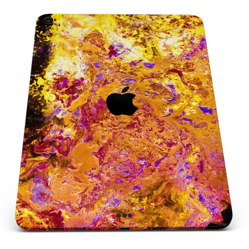 Liquid Abstract Paint V7 - Full Body Skin Decal for the Apple iPad Pro 12.9", 11", 10.5", 9.7", Air or Mini (All Models Available)