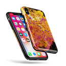 Liquid Abstract Paint V7 - iPhone X Swappable Hybrid Case