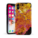 Liquid Abstract Paint V7 - iPhone X Swappable Hybrid Case