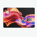 Liquid Abstract Paint V80 - Premium Protective Decal Skin-Kit for the Apple Credit Card