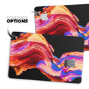 Liquid Abstract Paint V80 - Premium Protective Decal Skin-Kit for the Apple Credit Card