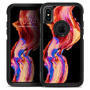 Liquid Abstract Paint V80 - Skin Kit for the iPhone OtterBox Cases
