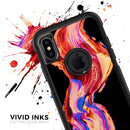 Liquid Abstract Paint V80 - Skin Kit for the iPhone OtterBox Cases