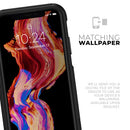Liquid Abstract Paint V80 - Skin Kit for the iPhone OtterBox Cases