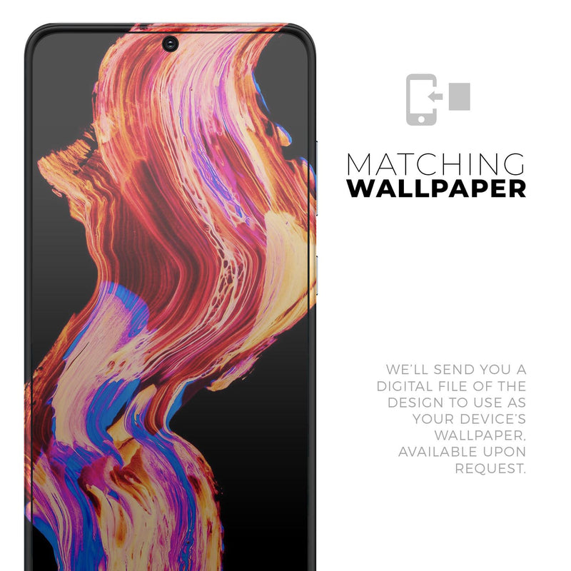 Liquid Abstract Paint V80 - Skin-Kit for the Samsung Galaxy S-Series S20, S20 Plus, S20 Ultra , S10 & others (All Galaxy Devices Available)