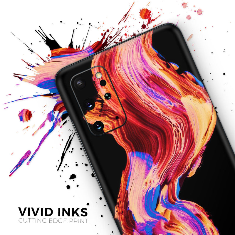 Liquid Abstract Paint V80 - Skin-Kit for the Samsung Galaxy S-Series S20, S20 Plus, S20 Ultra , S10 & others (All Galaxy Devices Available)