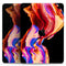Liquid Abstract Paint V80 - Full Body Skin Decal for the Apple iPad Pro 12.9", 11", 10.5", 9.7", Air or Mini (All Models Available)