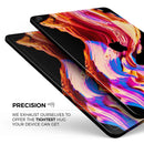 Liquid Abstract Paint V80 - Full Body Skin Decal for the Apple iPad Pro 12.9", 11", 10.5", 9.7", Air or Mini (All Models Available)
