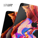 Liquid Abstract Paint V80 - Full Body Skin Decal for the Apple iPad Pro 12.9", 11", 10.5", 9.7", Air or Mini (All Models Available)