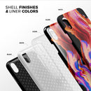 Liquid Abstract Paint V80 - iPhone X Swappable Hybrid Case