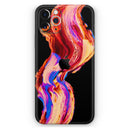 Liquid Abstract Paint V80 - Protective Skin Wrap & Decal – Compatible with iPhone SE to iPhone 17 Pro Max (All Models)