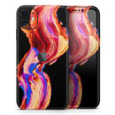Liquid Abstract Paint V80 - Protective Skin Wrap & Decal – Compatible with iPhone SE to iPhone 17 Pro Max (All Models)