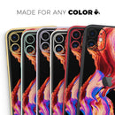 Liquid Abstract Paint V80 - Protective Skin Wrap & Decal – Compatible with iPhone SE to iPhone 17 Pro Max (All Models)