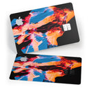 Liquid Abstract Paint V8 - Premium Protective Decal Skin-Kit for the Apple Credit Card