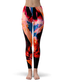 Liquid Abstract Paint V8 - All Over Print Womens Leggings / Yoga or Workout Pants