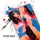 Liquid Abstract Paint V8 - Skin-Kit for the Samsung Galaxy S-Series S20, S20 Plus, S20 Ultra , S10 & others (All Galaxy Devices Available)