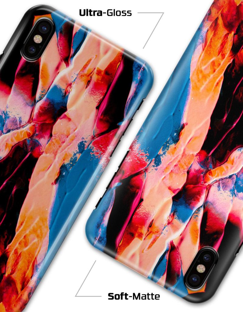 Liquid Abstract Paint V8 - iPhone X Clipit Case