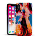 Liquid Abstract Paint V8 - iPhone X Swappable Hybrid Case