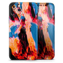 Liquid Abstract Paint V8  - Protective Skin Wrap & Decal – Compatible with iPhone SE to iPhone 17 Pro Max (All Models)