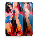 Liquid Abstract Paint V8  - Protective Skin Wrap & Decal – Compatible with iPhone SE to iPhone 17 Pro Max (All Models)