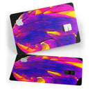 Liquid Abstract Paint V9 - Premium Protective Decal Skin-Kit for the Apple Credit Card