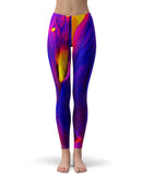 Liquid Abstract Paint V9 - All Over Print Womens Leggings / Yoga or Workout Pants