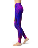 Liquid Abstract Paint V9 - All Over Print Womens Leggings / Yoga or Workout Pants