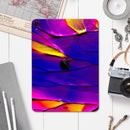Liquid Abstract Paint V9 - Full Body Skin Decal for the Apple iPad Pro 12.9", 11", 10.5", 9.7", Air or Mini (All Models Available)