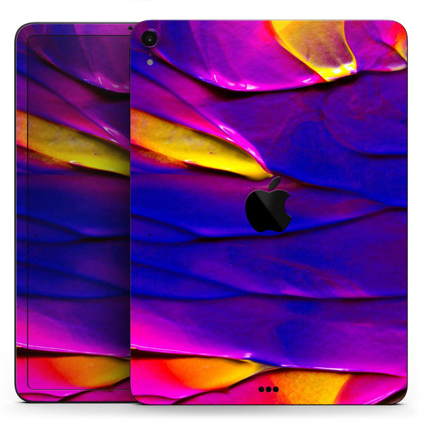 Liquid Abstract Paint V9 - Full Body Skin Decal for the Apple iPad Pro 12.9", 11", 10.5", 9.7", Air or Mini (All Models Available)