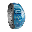 Liquid Blue Color Fusion - Decal Skin Wrap Kit for the Disney Magic Band