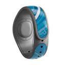 Liquid Blue Color Fusion - Decal Skin Wrap Kit for the Disney Magic Band