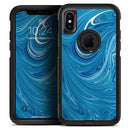 Liquid Blue Color Fusion - Skin Kit for the iPhone OtterBox Cases