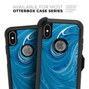 Liquid Blue Color Fusion - Skin Kit for the iPhone OtterBox Cases