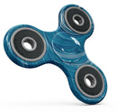 Liquid Blue Color Fusion Full-Body Fidget Spinner Skin-Kit